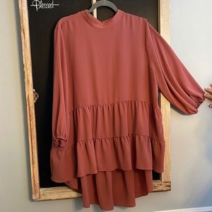 Mauve colored womens blouse- size 18/20- from catos